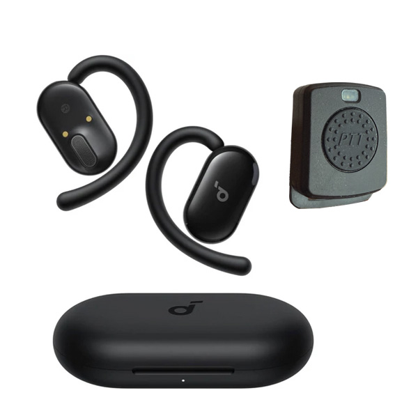 ワイヤレスPTTボタン&「Soundcore V20i」イヤホンセット