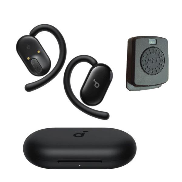 ワイヤレスPTTボタン&「Soundcore V20i」イヤホンセット